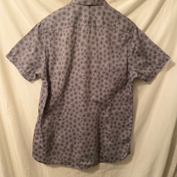 Ted Baker Button down Flower print short sleeve 4 - Picture 5 of 6